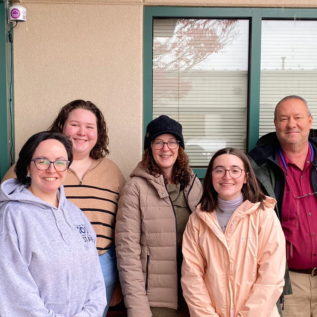 Hendrix college students, Dr Courtney Hatch, LBK and Tony.jpg